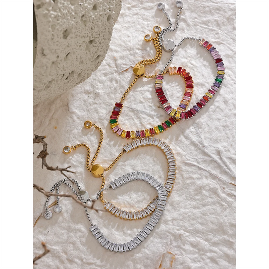 BIJOU Multi-facet crystals & sparkling rhinestone accents