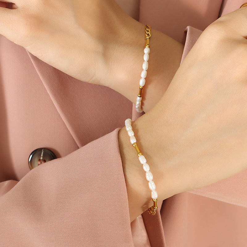BIJOU Free Gift W/Purchase Freshwater Pearl Bracelet / Anklet