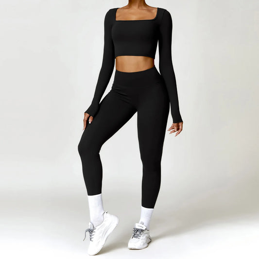 VeRse Sport Seamless High Sculpting Fabric Gym and Studio