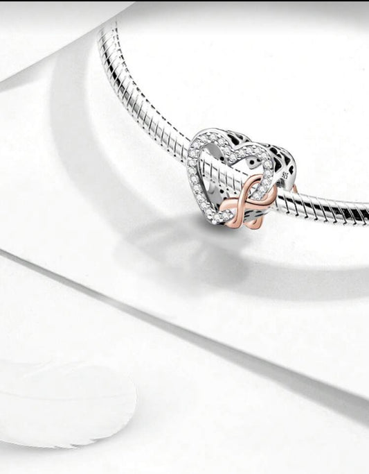 BIJOU Sterling Silver Charm Love and Disney (925)