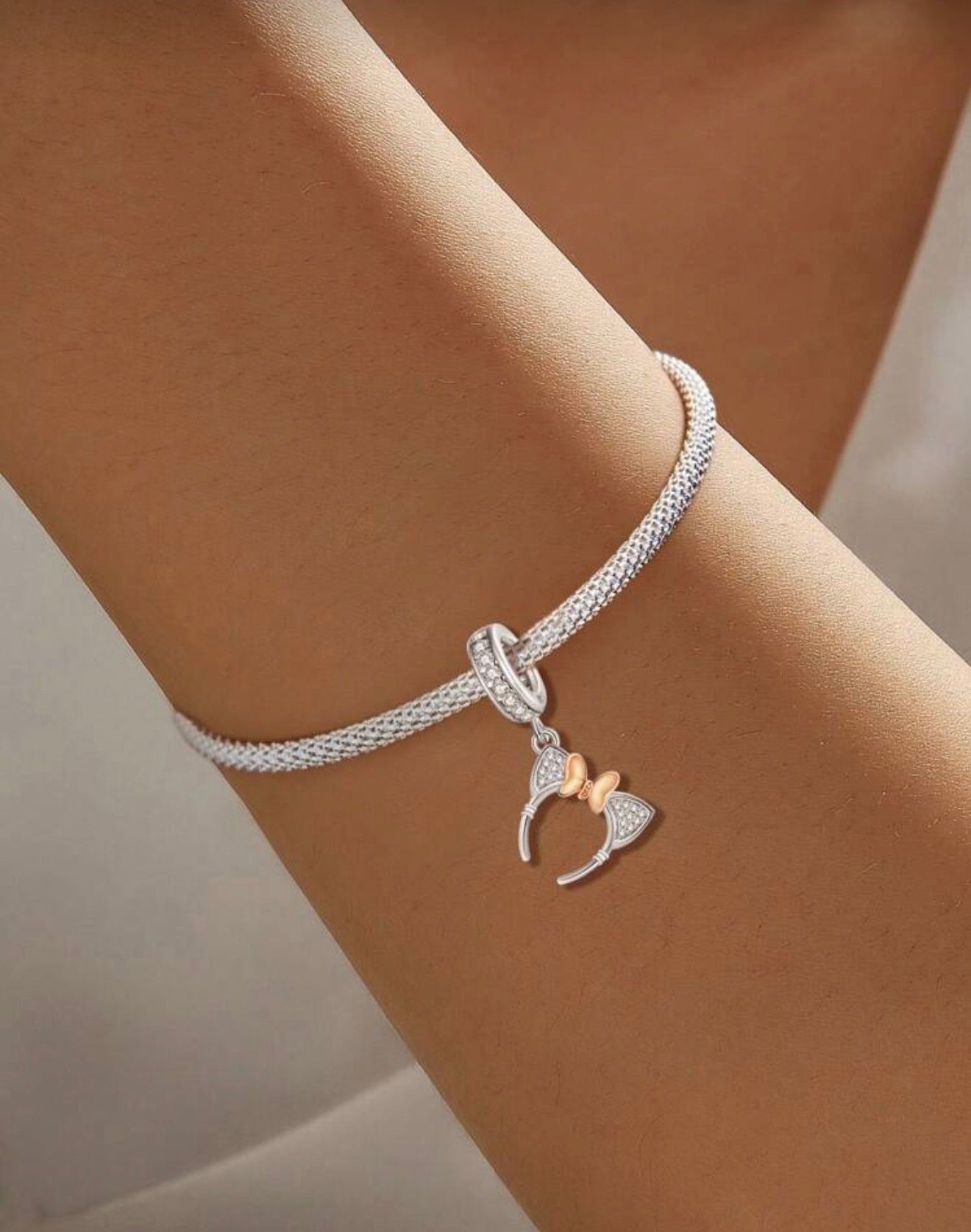 BIJOU Sterling Silver Charm Love and Disney (925)