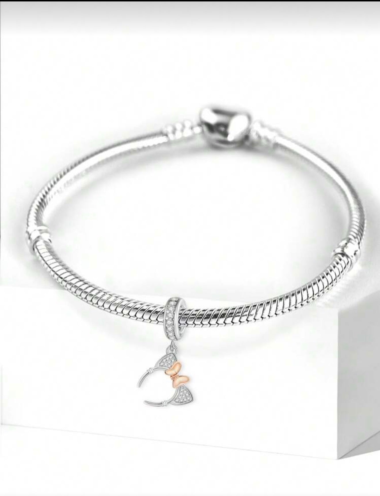 BIJOU Sterling Silver Charm Love and Disney (925)