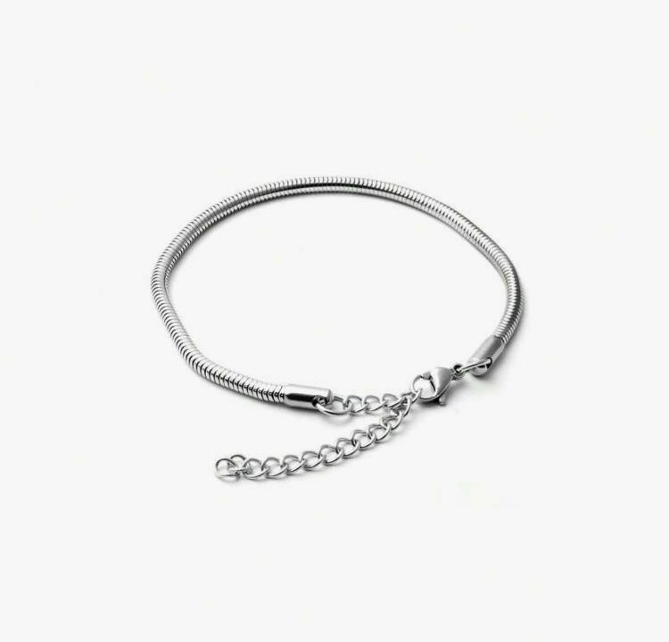 BIJOU Sterling Silver Charm Rope Bracelet Silver 925