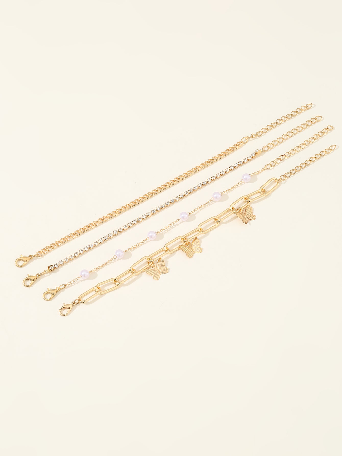 BIJOU Gold Plated Stackable Anklets – Stainless Steel Fine Jewelry