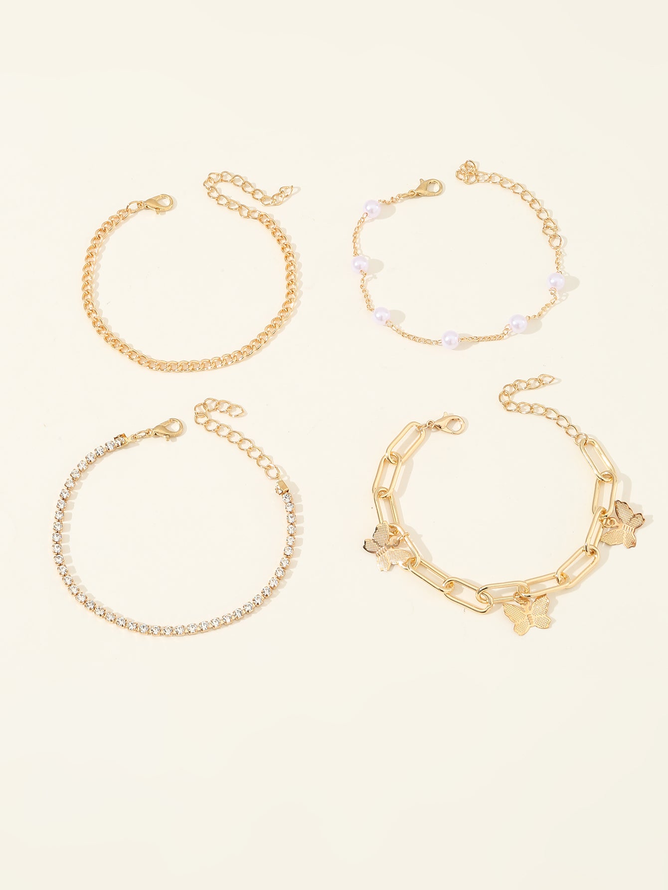 BIJOU Gold Plated Stackable Anklets – Stainless Steel Fine Jewelry