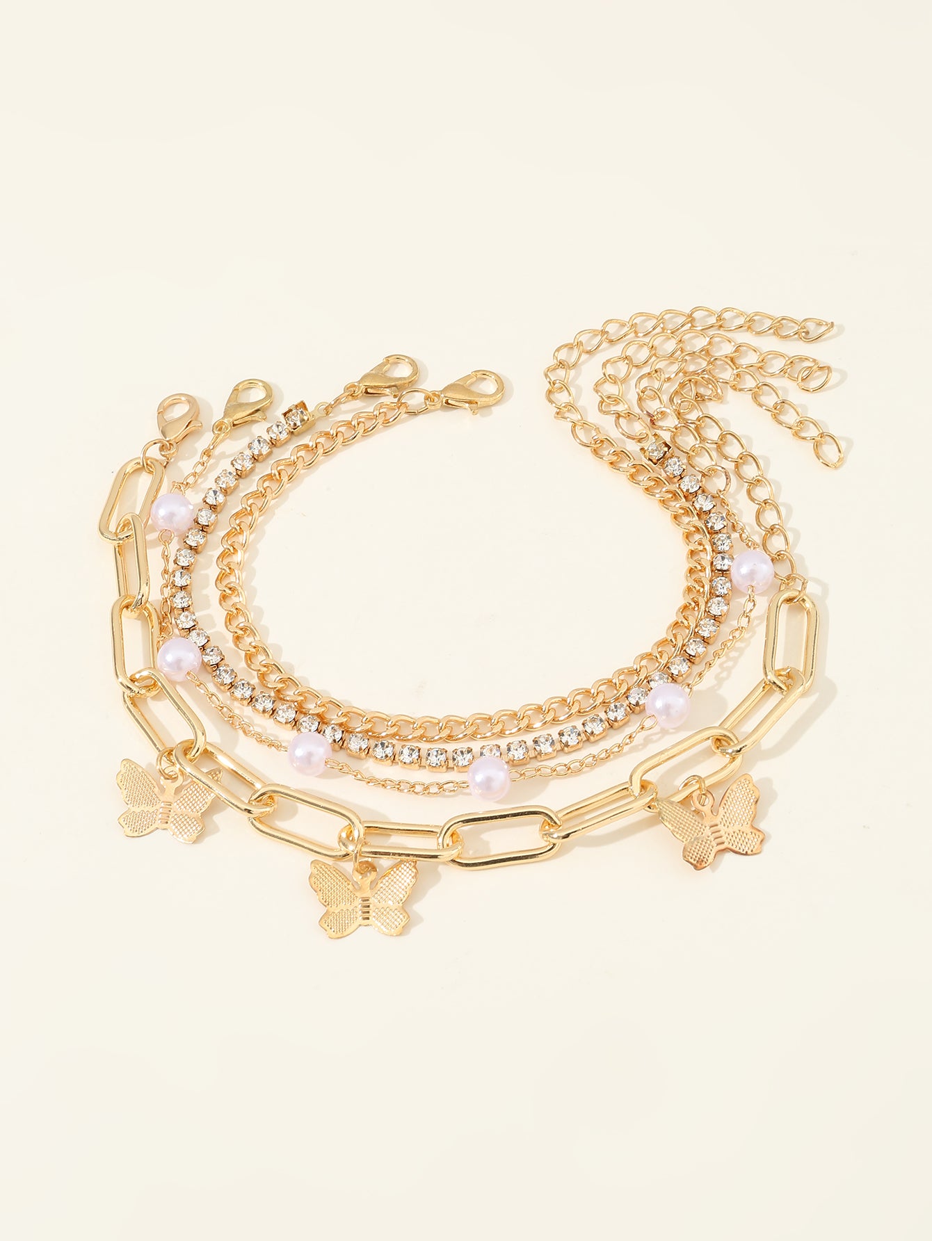 BIJOU Gold Plated Stackable Anklets – Stainless Steel Fine Jewelry