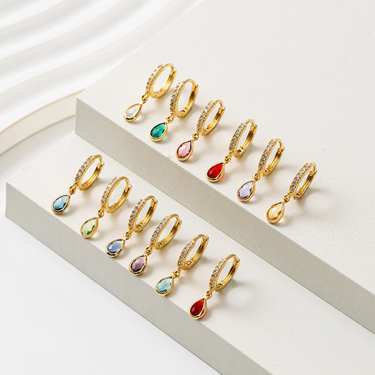 BIJOU Luxury Rhinestone Statement Birth Crystal Bracelet Charms