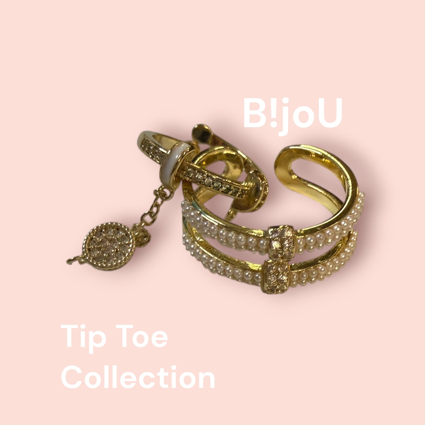 BIJOU French Tip Toe - Toe Ring Collection Rings