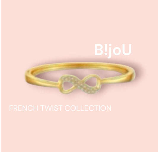 BIJOU Luxury Gold Bracelet | Dainty Rhinestone Detailing