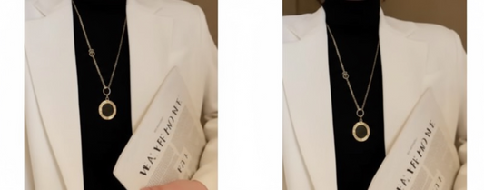 BIJOU Luxury Reversible Stainless Steel– 18K GD Plated