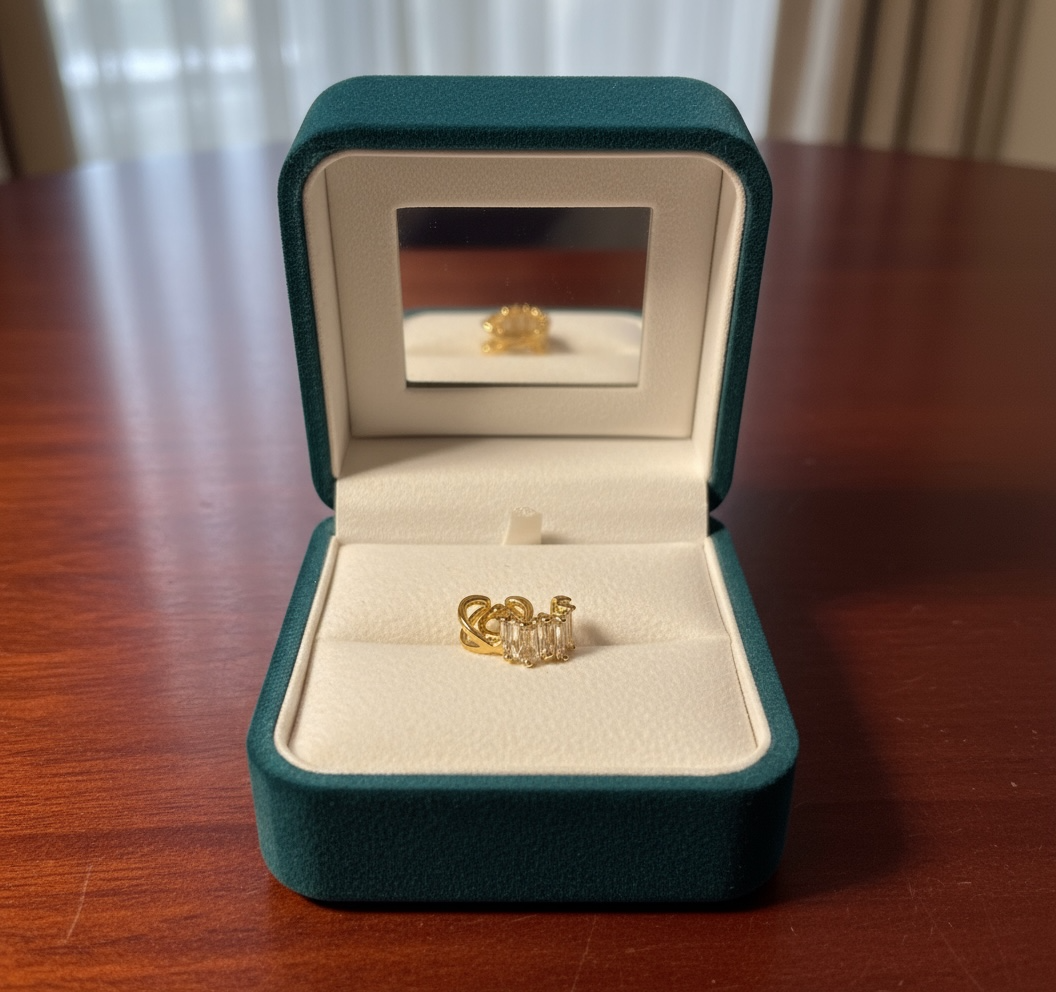 BIJOU Gold Plated Stainless Steel Ear Cuff – Hypoallergenic Fine Jewelry