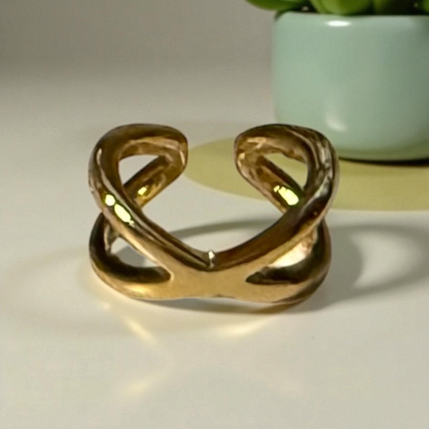 BIJOU Gold Plated Stainless Steel Ear Cuff – Hypoallergenic Fine Jewelry