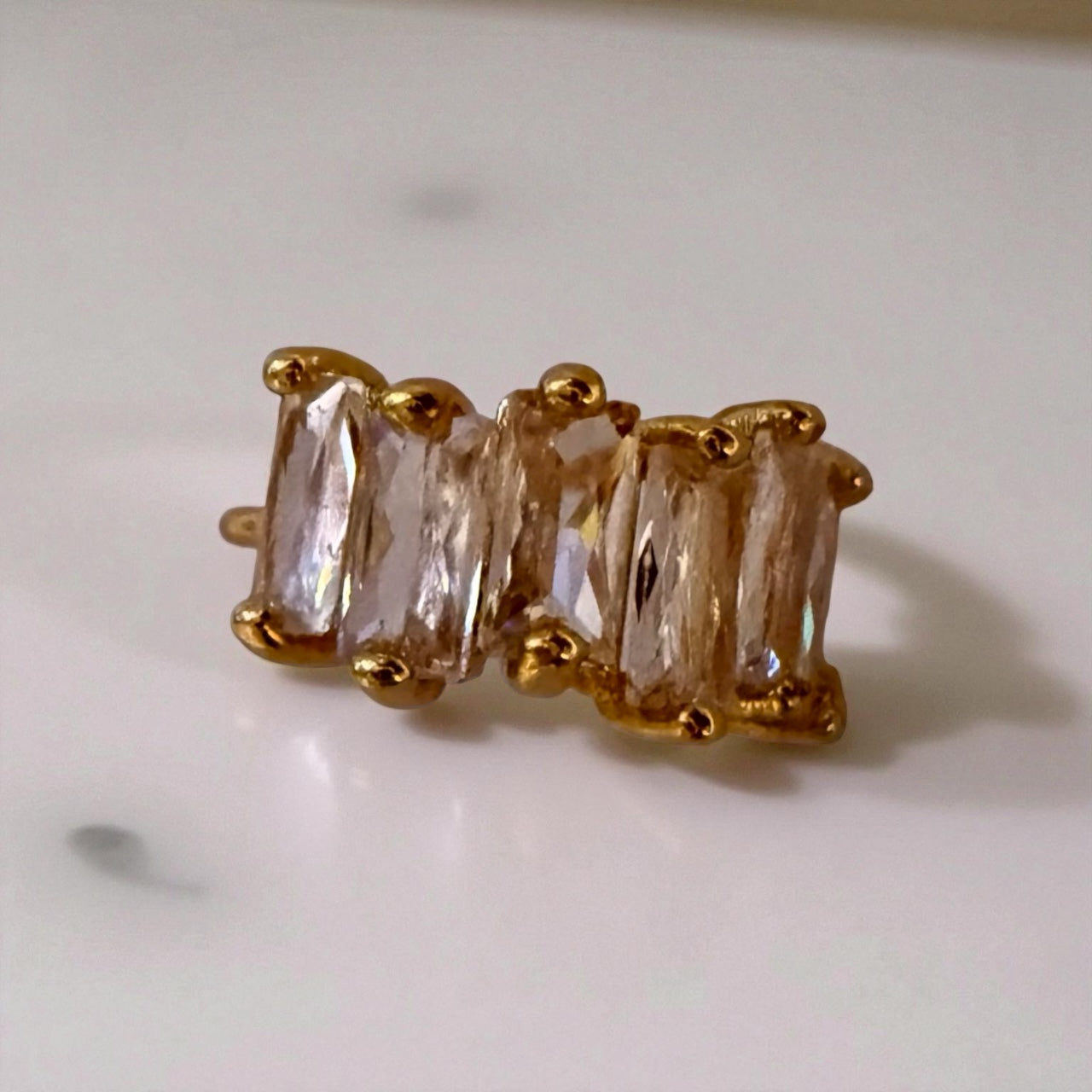 BIJOU Gold Plated Stainless Steel Ear Cuff – Hypoallergenic Fine Jewelry