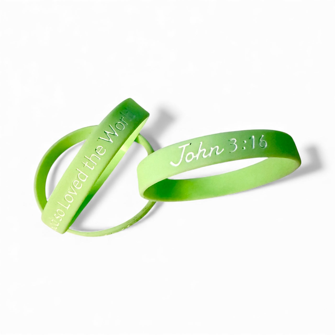BIJOU John 3:16 Silicone Wristband Bracelet