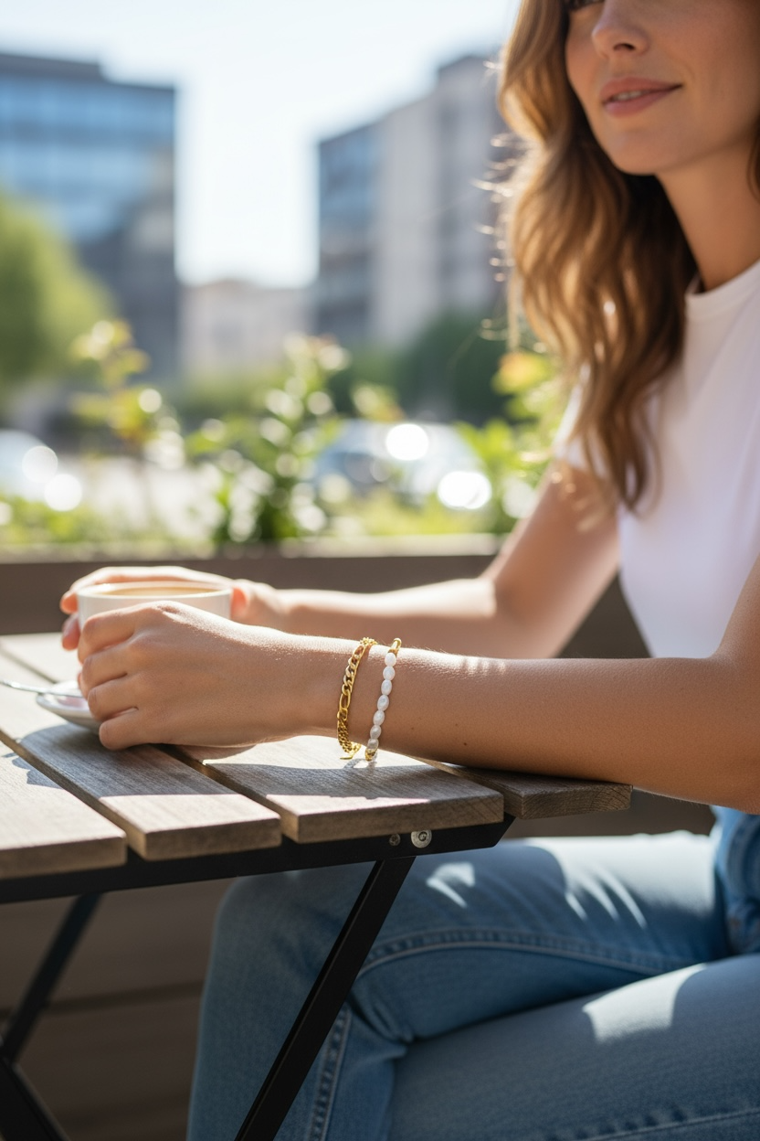 BIJOU Free Gift W/Purchase Freshwater Pearl Bracelet / Anklet