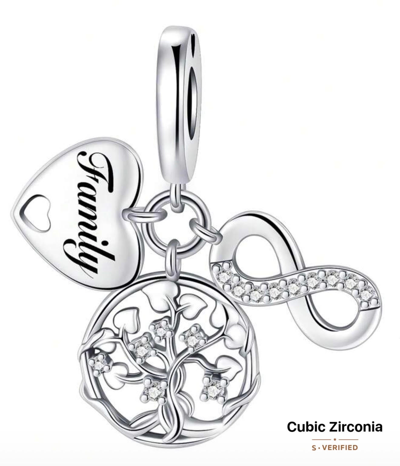 BIJOU Sterling Silver Charm (925) for Bracelet