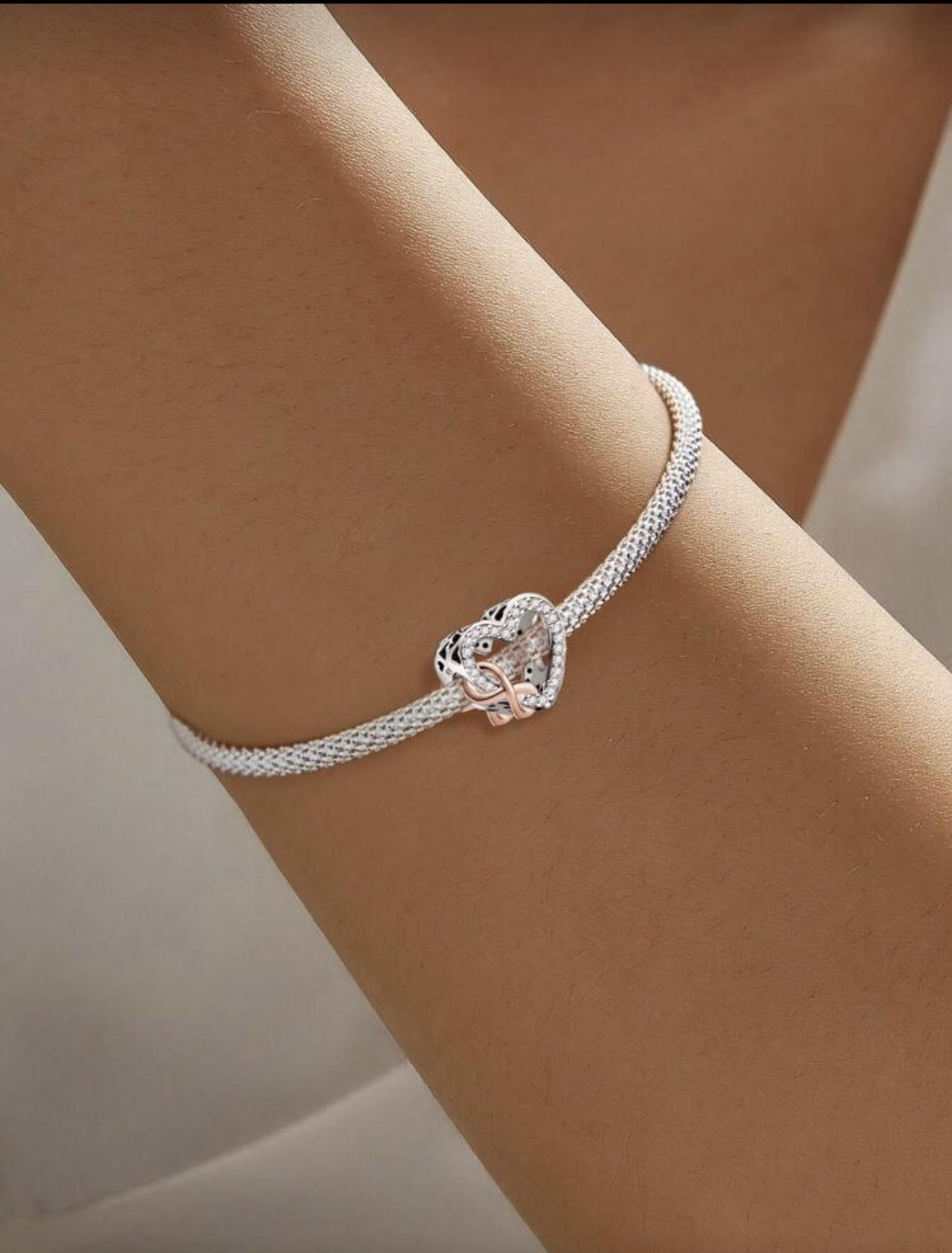 BIJOU Sterling Silver Charm Love and Disney (925)